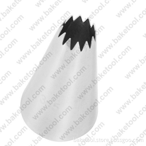 Stainless steel304 Cake decorating open star nozzle #863